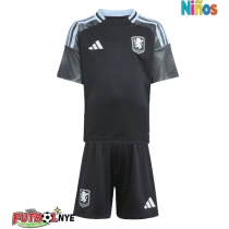 Camiseta Aston Villa Ian Maatsen #22 Visitante Equipación para niños 2025-26 manga corta (+ pantalones cortos)
